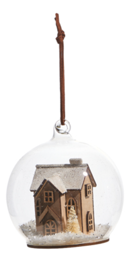 4" Globe Ornament