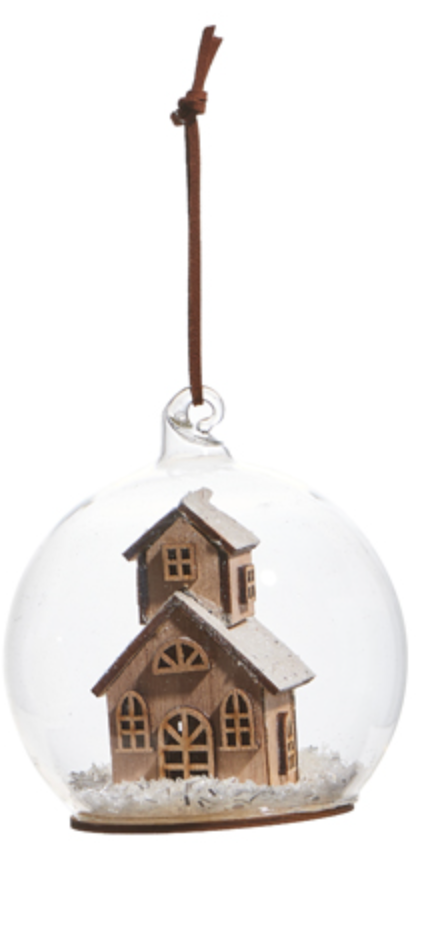 4" Globe Ornament