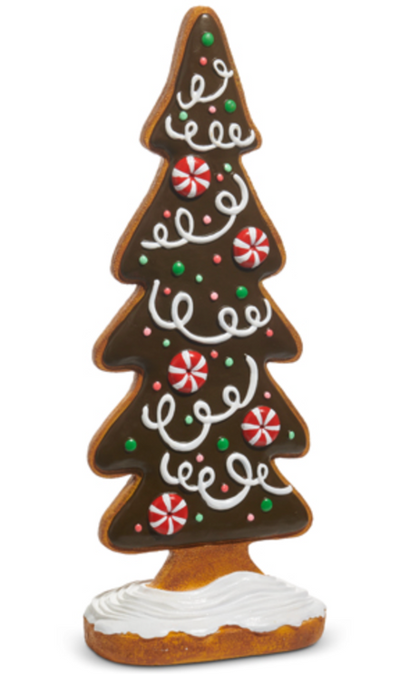 Chocolate Frosted Gingerbread Tree