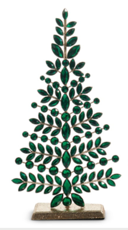 Green Jeweled Christmas Tree