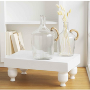 White Footed Serving Stand