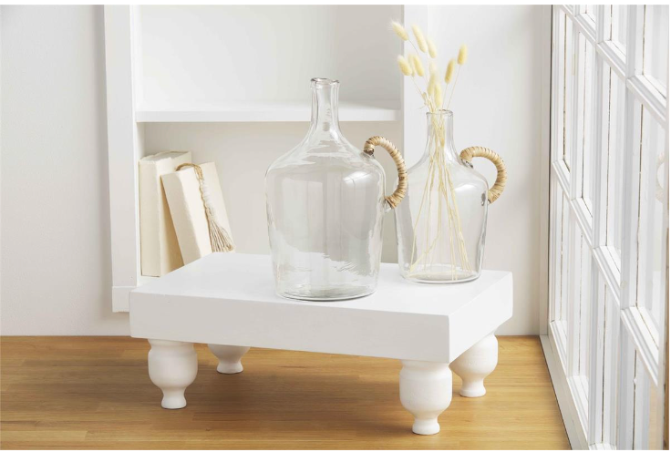 White Footed Serving Stand