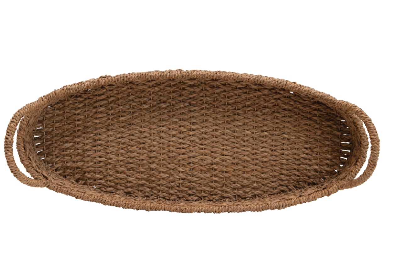 Decorative Woven Seagrass Tray