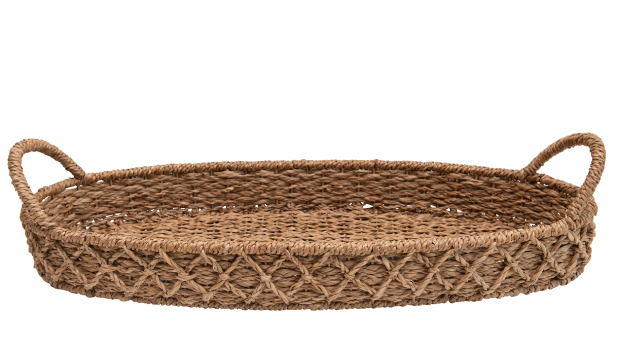 Decorative Woven Seagrass Tray
