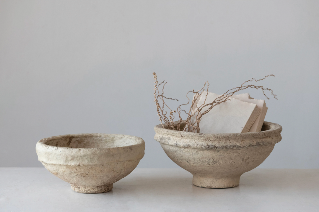 Decorative Paper Mache Bowls