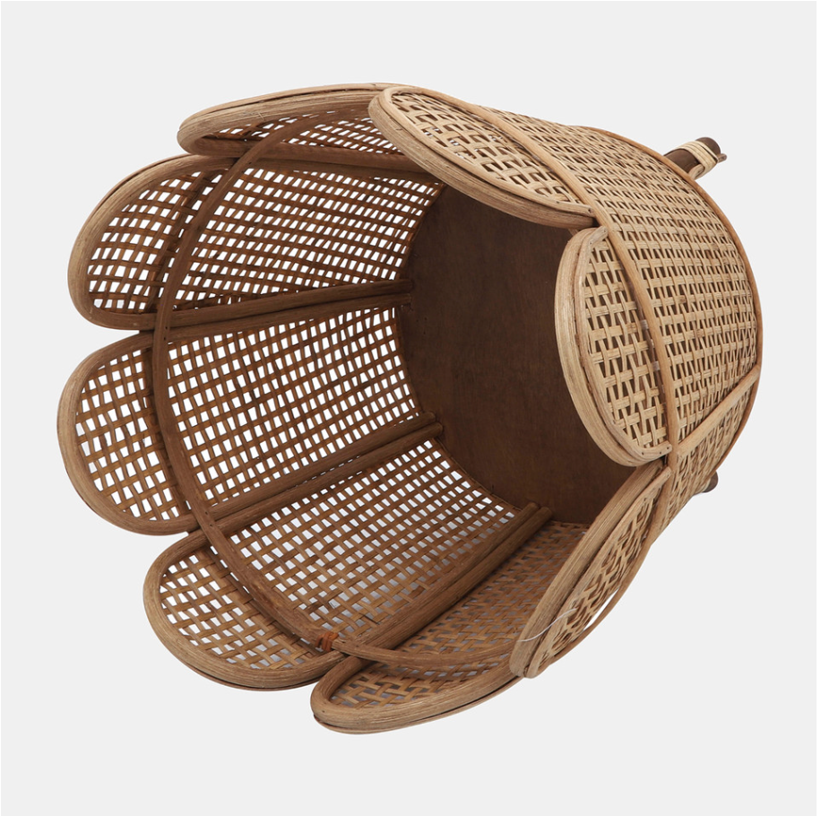 Brown Bamboo Wavy Planters
