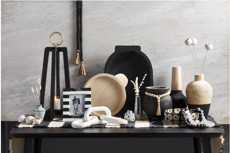 Black Oval Dough Bowls