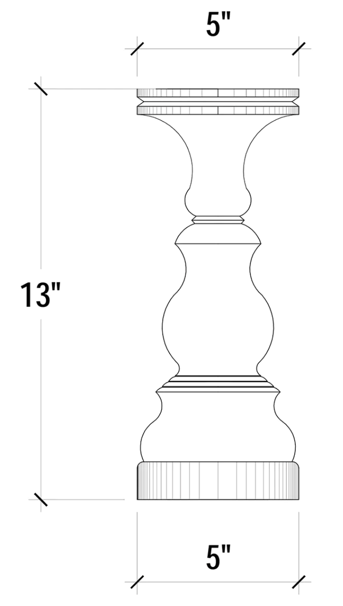 Candlestick Bobeche Small WHD