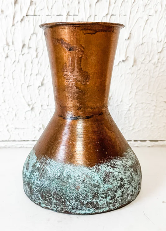 Vase Two-Toned Copper