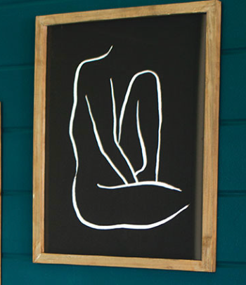 Framed Nude Prints Under Glass