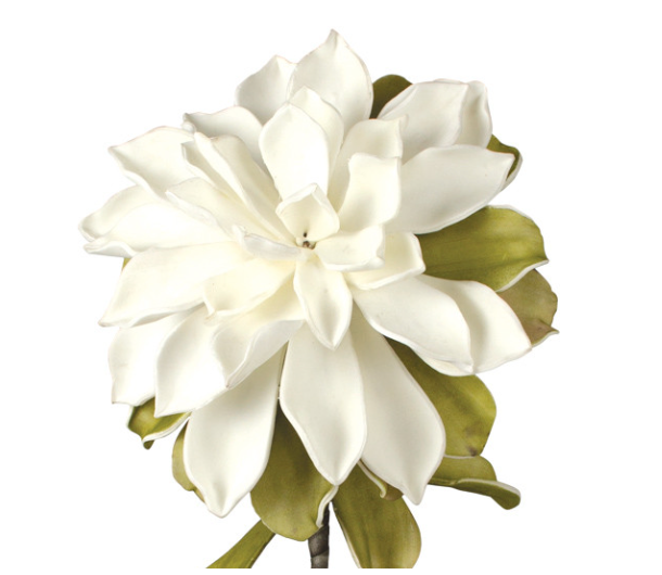 Stem 28" White Bloom