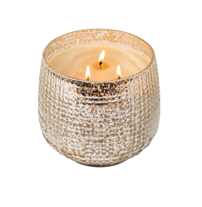 Candle Sweet Grace Mercury Pebble Glass