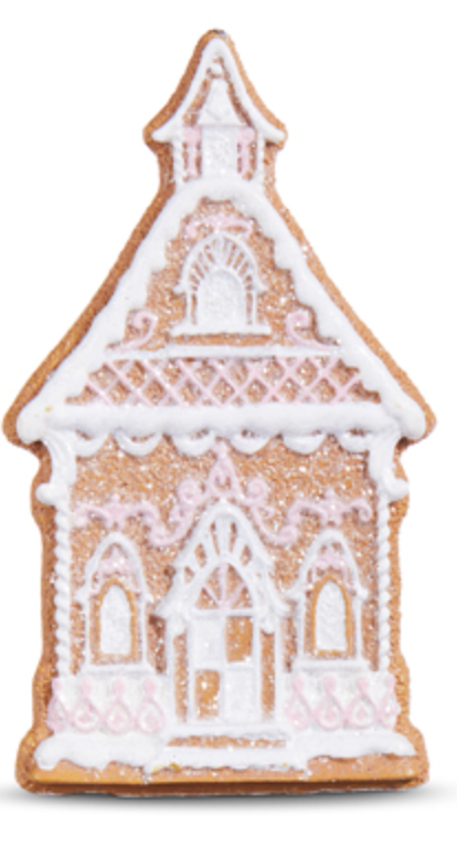 4" Gingerbread Church Ornament