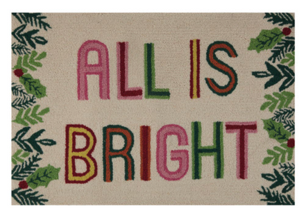All is Bright Hook Rug