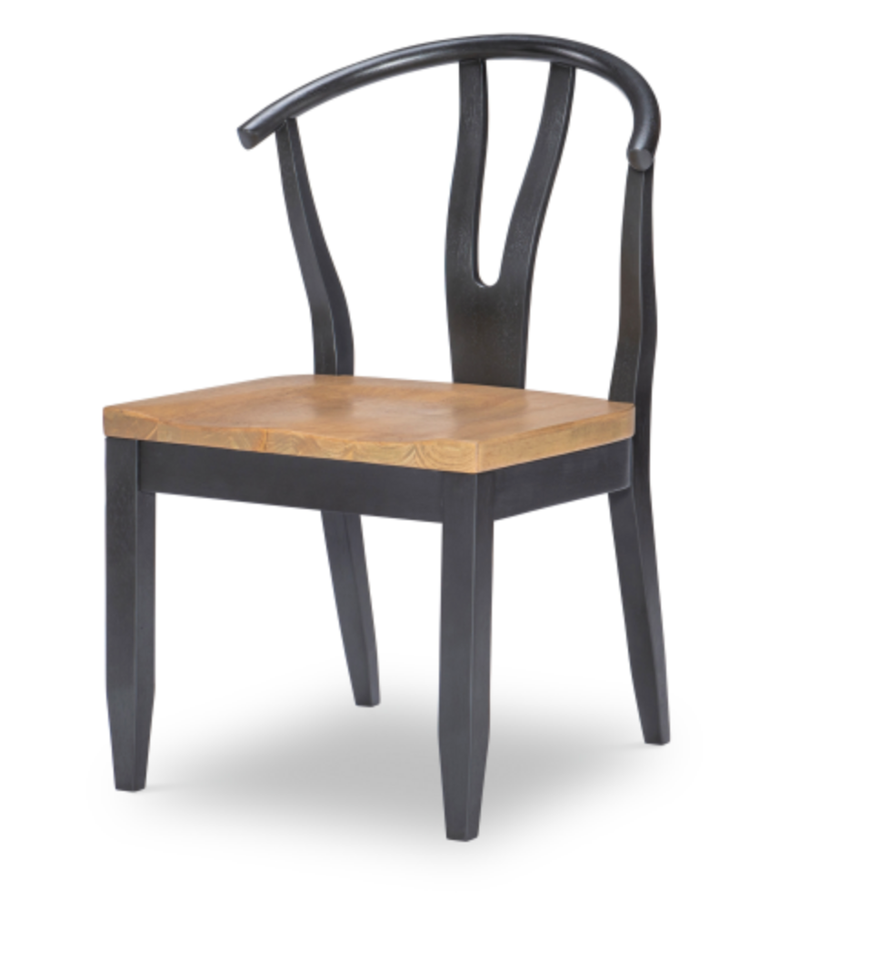 Side Chair Wood Wishbone Back