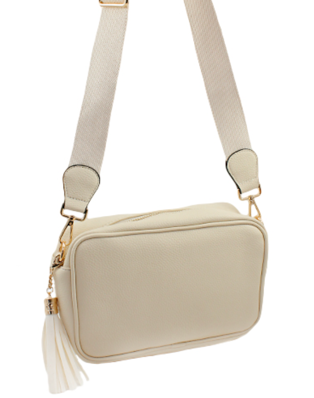 Solid Rectangle Crossbody Bag