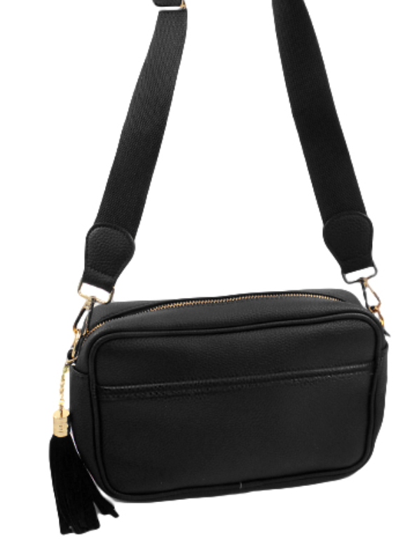 Solid Rectangle Crossbody Bag