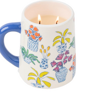 Sweet Grace Floral Mug Candle