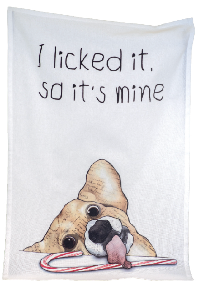 Christmas Treats Dogs Tea Towel