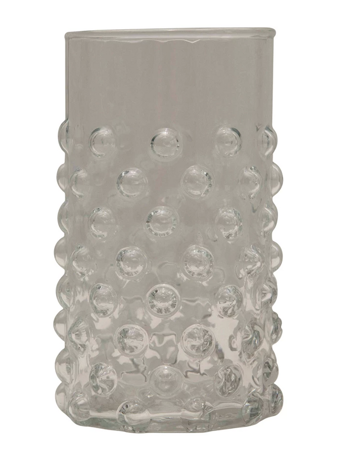 Hobnail Drinking Glass