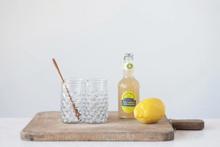 Hobnail Drinking Glass