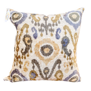 Velvet Multicolor Pattern Pillow DG