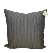 Stripe Pillow Black and Cream