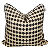 Pillow Carley Gray & White Welt