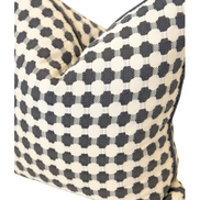 Pillow Carley Gray & White Welt