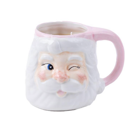 Sweet Grace Santa Mug Candle