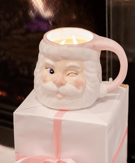 Sweet Grace Santa Mug Candle