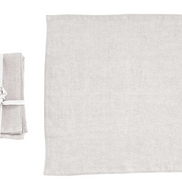 Set of 4 Stonewashed Linen Napkins