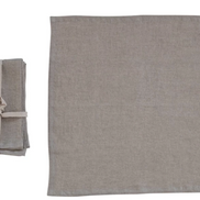 Set of 4 Stonewashed Linen Napkins