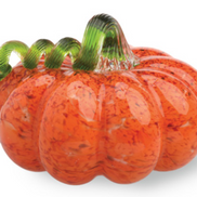 Orange Glass Pumpkin