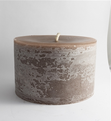 Wick Pillar Candle Opaque