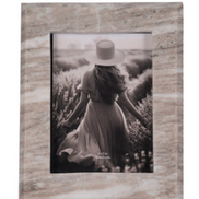 Curved Marble Photo Frame