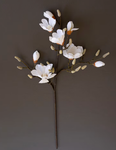 Magnolia Flowers Spray 44"