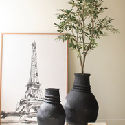 Paper Mache Oval Urns