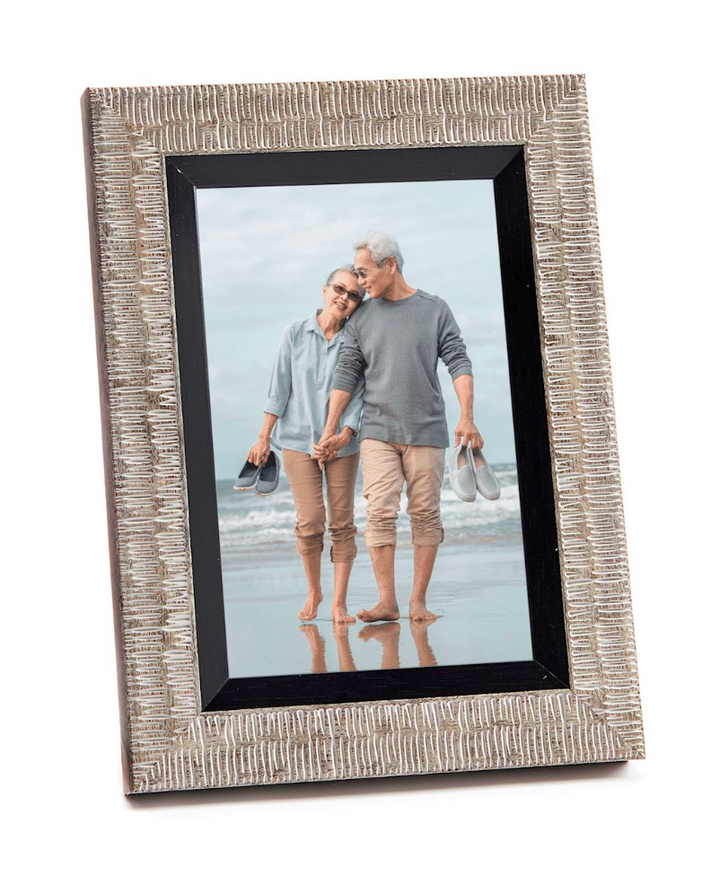 Textured Grey Photo Frame