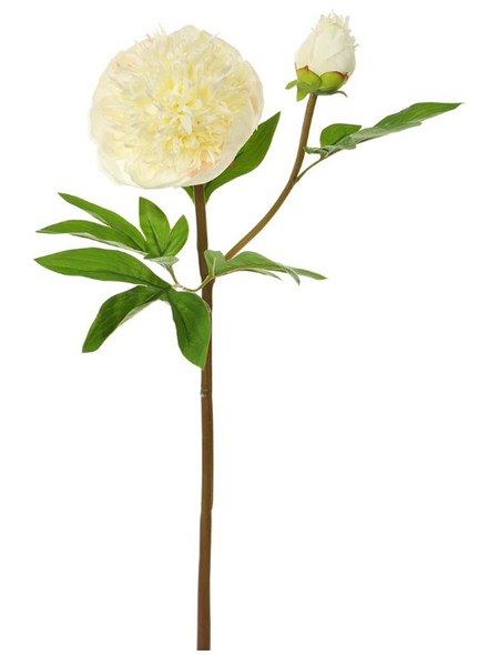 26" Real Touch Peony Spray