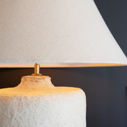 Paper Mache Table Lamp