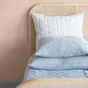 Woven Cotton Queen Bed Set