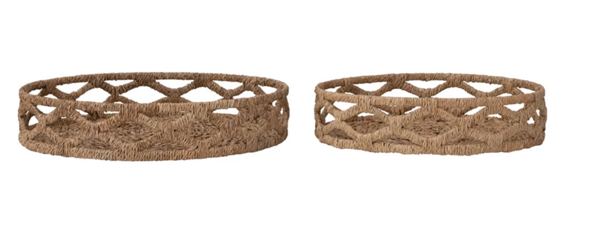 Decorative Hand-Woven Bankuan Tray