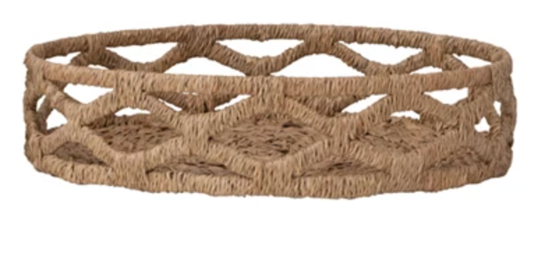 Decorative Hand-Woven Bankuan Tray