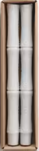 Grey Bamboo Shaped Candles