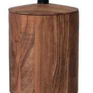 Acacia Wood Container w/ Lid