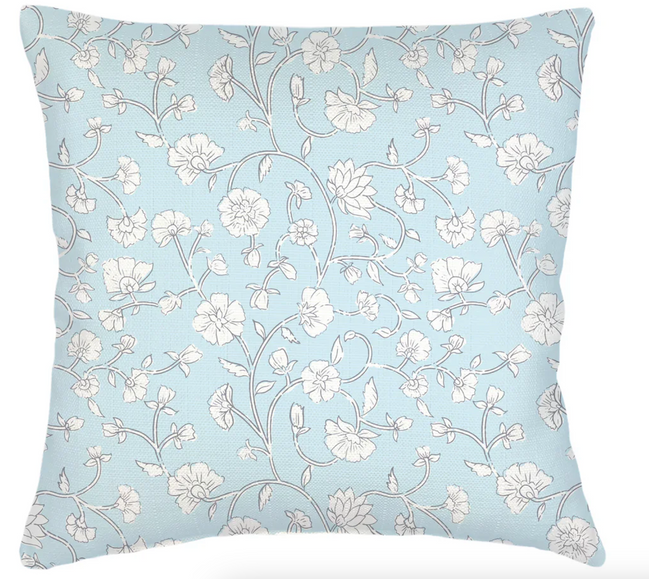 Jaipur Floral Linen Pillow