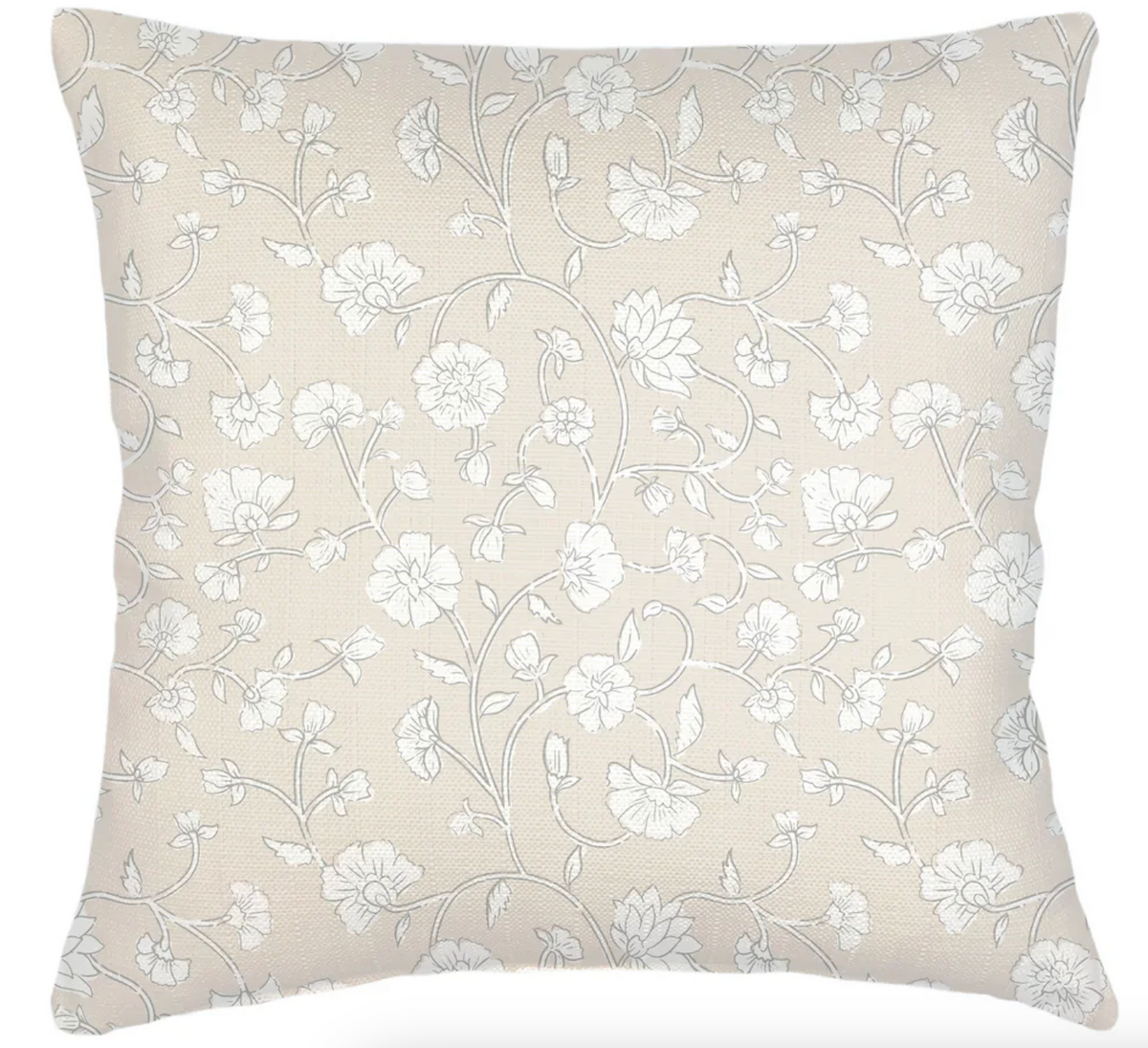 Jaipur Floral Linen Pillow