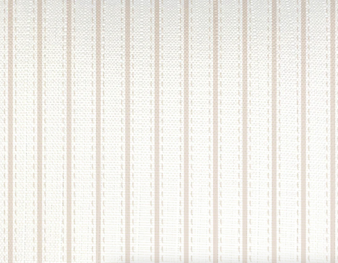 Beige French Stripe Linen Dutch Euro Pillow