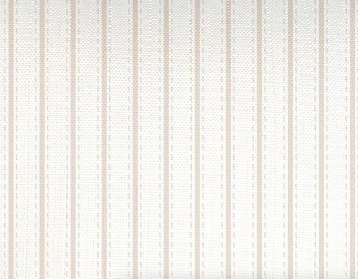 Beige French Stripe Linen Dutch Euro Pillow